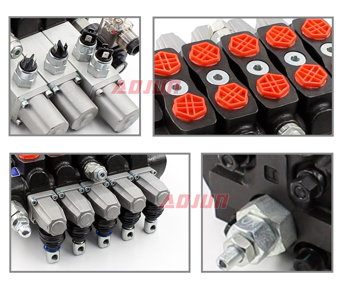 5 Spool Manual Sectional Directional Valve SD8 detailed image